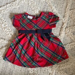 Vineyard Vines Red Plaid Flannel Dress